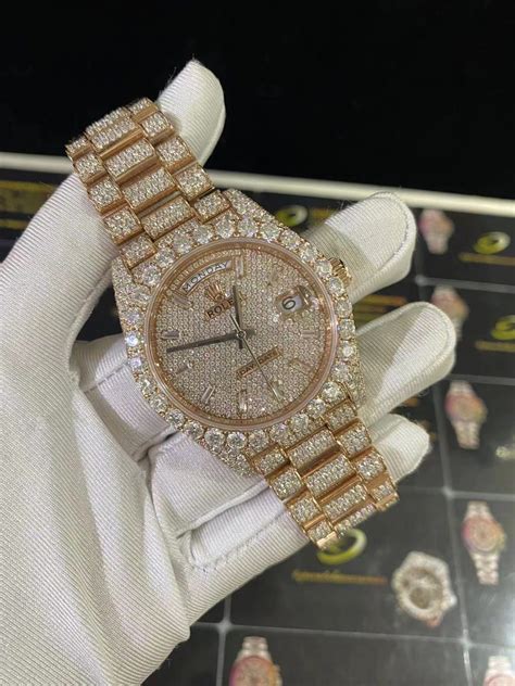 moissanite rolex watches.